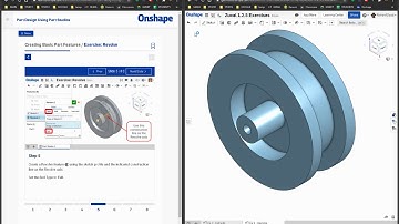 Onshape: Exercise - Revolve (from PDUPS)