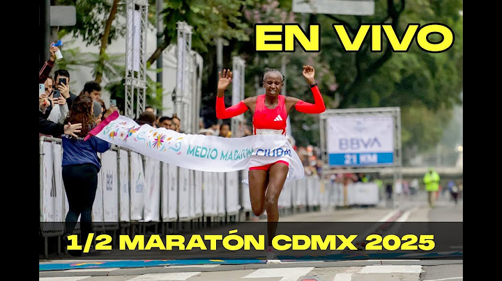 EN VIVO: MEDIO MARATÓN CDMX 2025