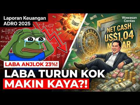 LK 2025 ADRO | Ditinggal Batu Bara, Laba Anjlok, Tapi Kok Punya Kas Rp15 Triliun?! | Wawasan Cerdas