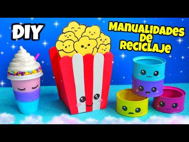 Manualidades de reciclaje infantil. ¿Quién dijo aburrimiento