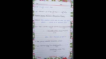 BSc mathematics project file / BSe mathematrics assignment