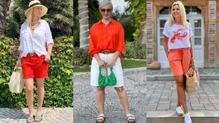 💖ОМОЛАЖИВАЮЩИЕ ОБРАЗЫ С ШОРТАМИ ДЛЯ ЖЕНЩИН 50+💖 КОМФОРТНЫЕ ОБРАЗЫ ДЛЯ ЛЮБОГО СЛУЧАЯ