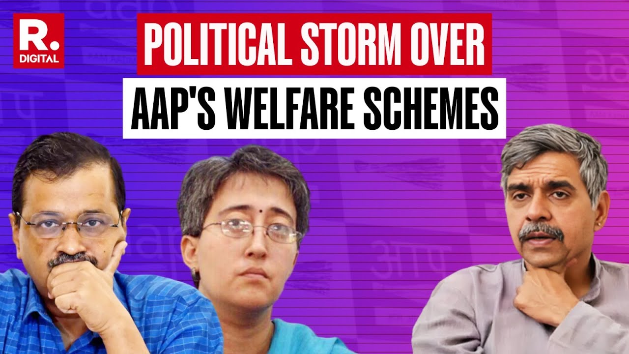 Political Showdown: Congress Vs AAP Over Welfare Scheme In Delhi ...