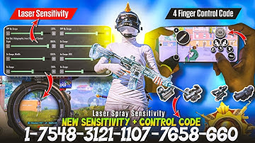 Bgmi Laser Sensitivity Settings 🔴 2025 Laser Sensitivity Code in Bgmi/Pubg | Bgmi 4.0 sensitivity 🔥