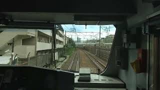 JR' 相鉄直通線 相鉄12000系 前面展望 西大井→武蔵小杉(約120km/h運転)