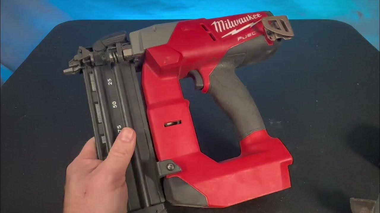 Milwaukee 2740 20 M18 FUEL 18GA Brad Nailer Bare Tool Review YouTube