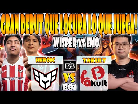 HEROIC vs YAKULT BROTHERS [BO1] WISPER, SCOFIELD, YUMA VS EMO, FLYFLY - BLAST SLAM 4 - DOTA 2-ESB