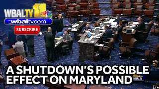 How a possible government shutdown could impact Maryland