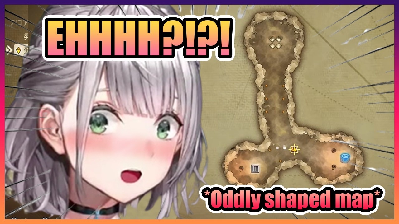 Noel's Reaction to This Oddly Shaped Map Is Priceless【Hololive