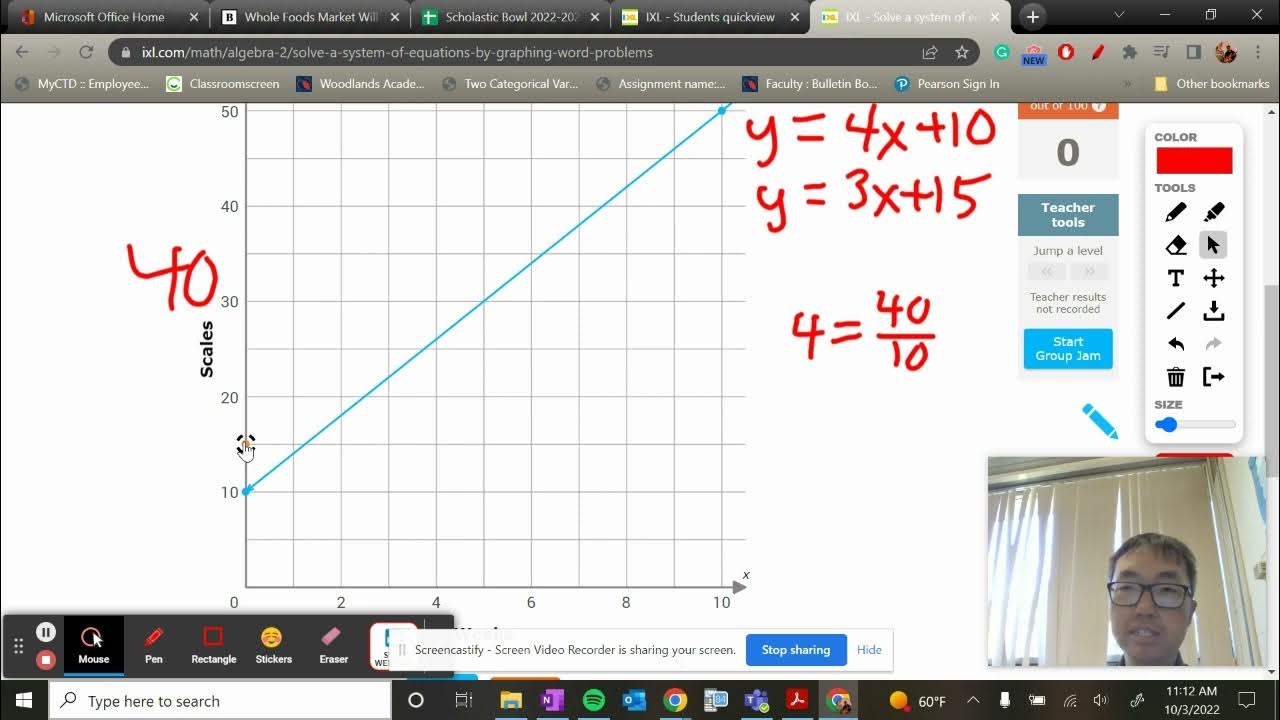 IXL Algebra 2 E3 - YouTube
