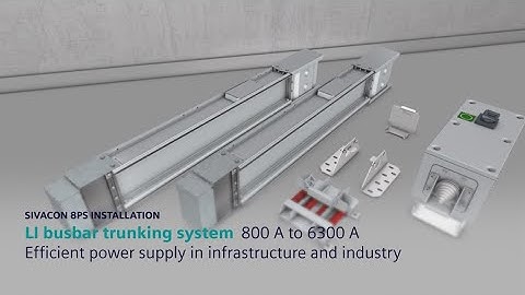 SIVACON 8PS – LI system: Efficient power supply in infrastructure and industry