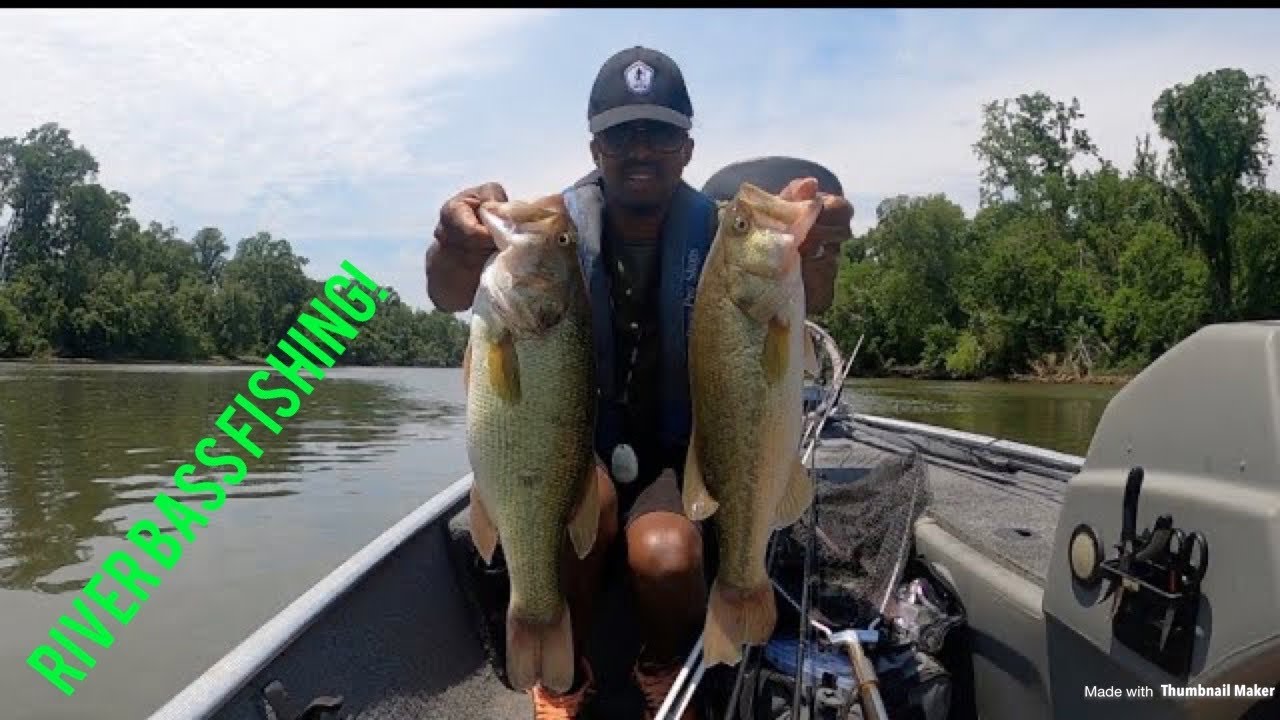 Fun SUMMER Rappahannock River Bass Fishing!