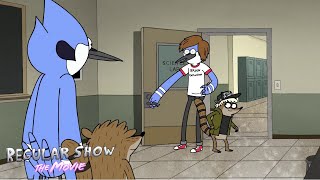 Мульт Regular Show Mordecai And Rigby Finish Their Past Selves Project Regular Show The Movie