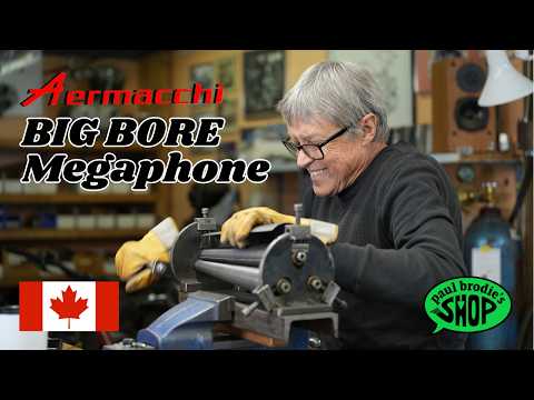 Fabricating a MEGAPHONE for the Aermacchi Big Bore // paul brodie's shop