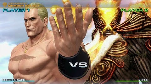 The King of Fighters XIV: Geese (Lizard K. Rool) vs. Verse (Level 5 Difficulty) (PS4)