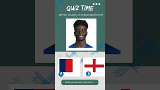 Which country is Bukayo Saka a nationality of ? #football #soccer #bukayosaka #saka #france #england Which country is Bukayo Saka a nationality of ? #football #soccer #bukayosaka #saka #france #england