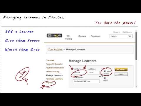 Managing CBT Nuggets Learners