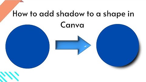 How to add drop shadow to shape in Canva Mobile