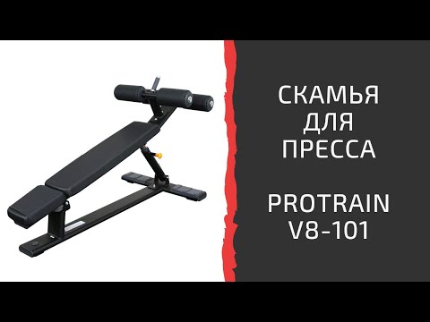 Тренажер "Скамья для пресса регулируемая" Protrain V8-101