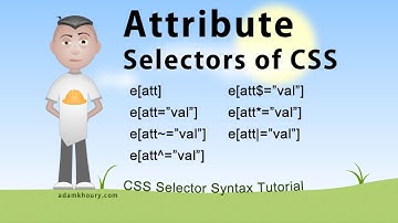 CSS Attribute Selectors Tutorial