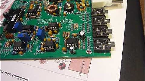 QCX+ 40, QRP LABS , 40 METER CW TRANCEIVER,   main board  assembly .