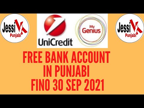 Free unicredit bank account in Punjabi || unicredit conto corrente gratis 2021 in punjabi