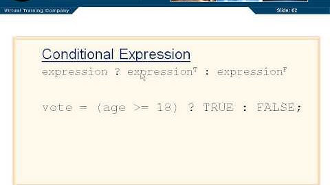 C Programming Tutorial 2-12: Conditional Expressions