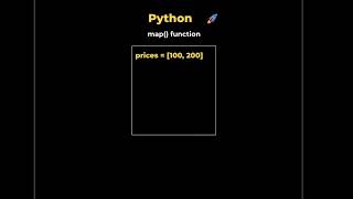 24. map() function in Python #coding #datascience