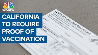 California to require proof of vaccination or weekly tests for state employees