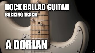 Vignette de la vidéo "Rock Ballad Guitar Backing Track In A Dorian"