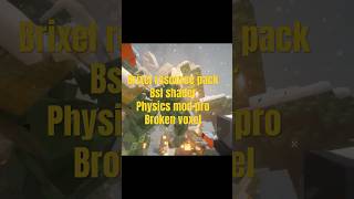 This Minecraft Physics Mod Pro and Brixel Resource Pack are amazing