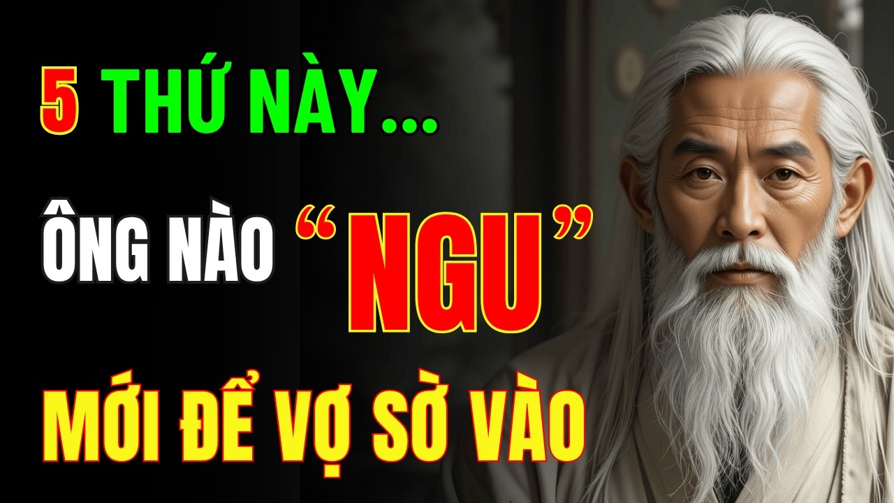 Cổ Nhân Dạy: Đàn Ông Có 5 Thứ Tuyệt Đối Không Cho Vợ Sờ Vào - Ngẫm Mà Thấm | Triết Lý Cuộc Sống
