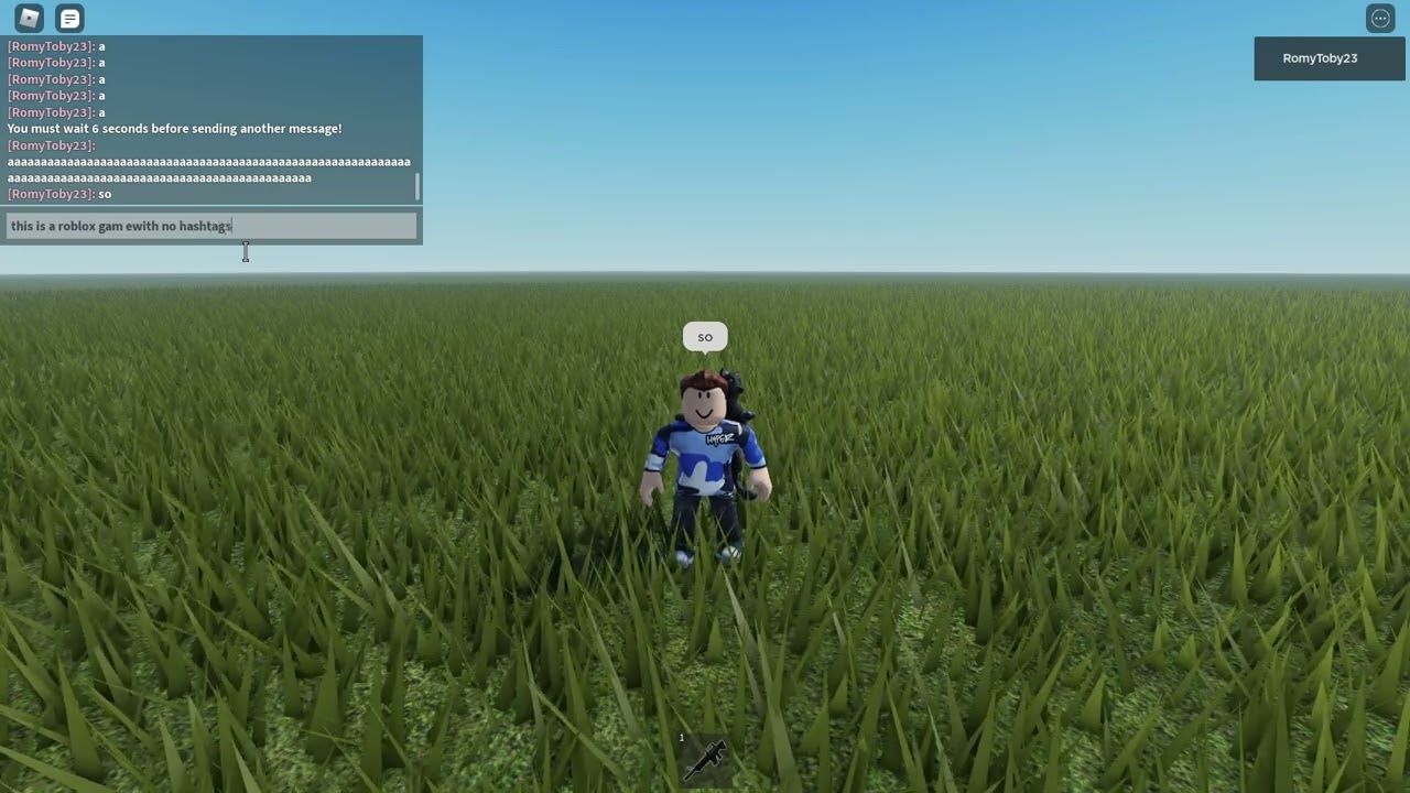 NO HASHTAGS IN THIS ROBLOX GAME Epic Game Is The Name 
