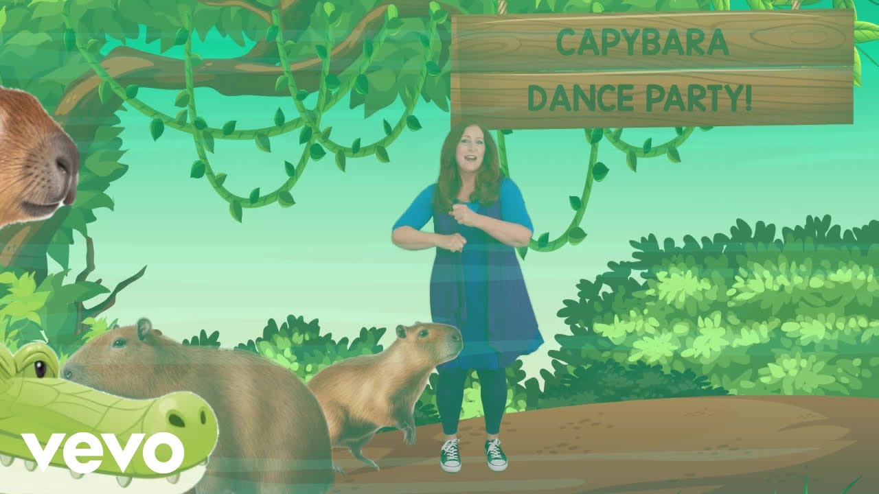 Capybara Dance and Brain Break for Children - Sing Play Create