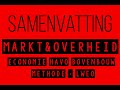 SAMENVATTING MARKT&OVERHEID; De hoofdpunten uit dit boekje van LWEO