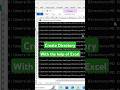Create directory with the help of Excel ✨💡#excelhacks #exceltips #exceltricks #excel