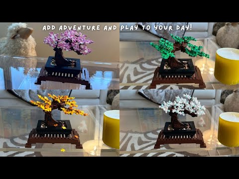 Lego bonsai tree for all 4 seasons ~ arts 'n crafts vlog - YouTube
