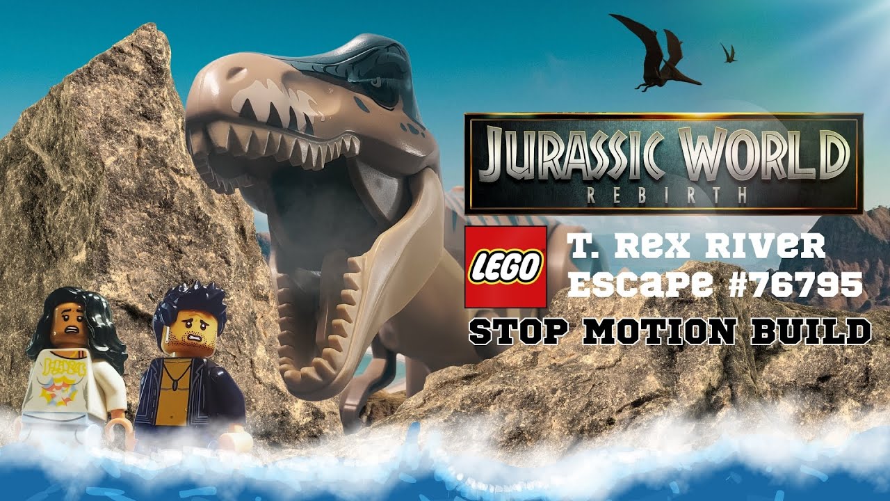 LEGO Jurassic World Rebirth - T-rex River Escape  