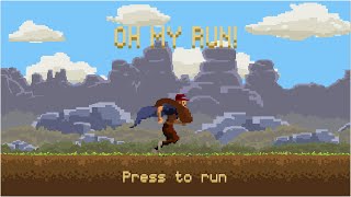 🏃‍♂️Oh My Run! (Forrest) Juego runner RETRO 8BIT | iOS & Android |  Trailer Largo screenshot 2