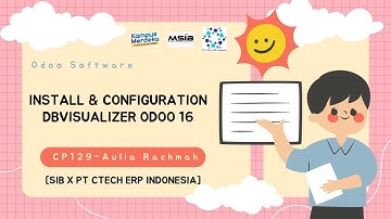 ODOO 16 - Install and configuration DBVisualizer [SIB X PT CTECH ERP INDONESIA]