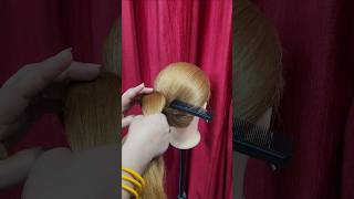 New Hairstyle #bunhairstyle #shortvideo #beautiful #hairtutorial