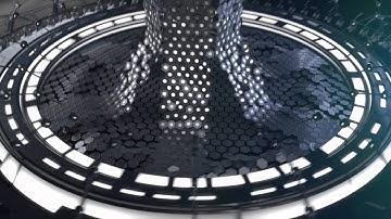Hightech futuristic machine robot logo reveal intro video