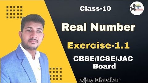 Ex 1.1 Real Numbers | Euclid