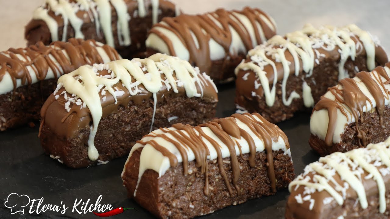 КОКОСОВИ ПАСТИЧКИ БЕЗ ПЕЧЕНЕ/NO BAKE COCOA COCONUT BISCUIT CAKE/EASY RECIPE