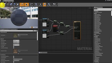 Unreal 4 Engine  - T11a   Flamethrower   Material and Flame Particle System