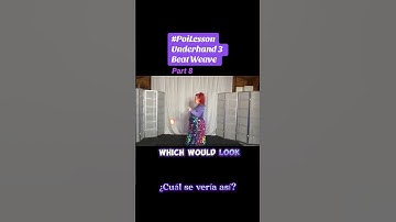 Pt8 Poi Underhand 3 Beat Weave #Poi #PoiLesson #PoiTutorial #PoiDance  #FlowArts