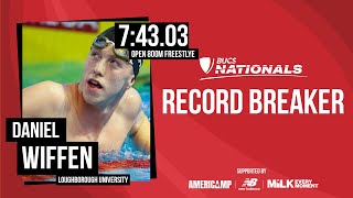Daniel Wiffen Breaks 800m Freestyle BUCS Record