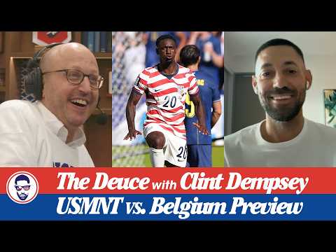 Who replaces Folarin Balogun? | Clint Dempsey Previews USA vs. Belgium Round of 16 matchup