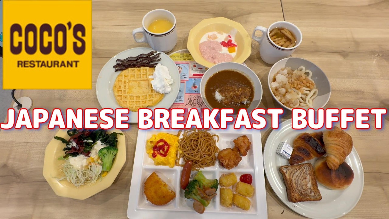 Japanese Breakfast Buffet at a Family Restaurant|coco's