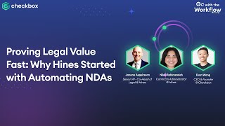 Proving Legal Value Fast: Why Hines Started with Automating NDAs | Legal Workflow Automation